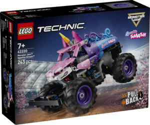 Monster Jam™ Sparkle Smash™ mit Rückziehmotor