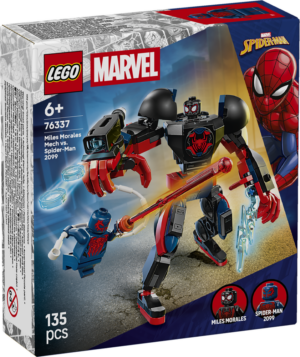 Miles Morales Mech vs. Spider-Man 2099