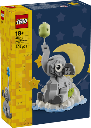Schwebender Baby-Elefant